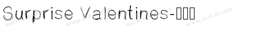 Surprise Valentines字体转换